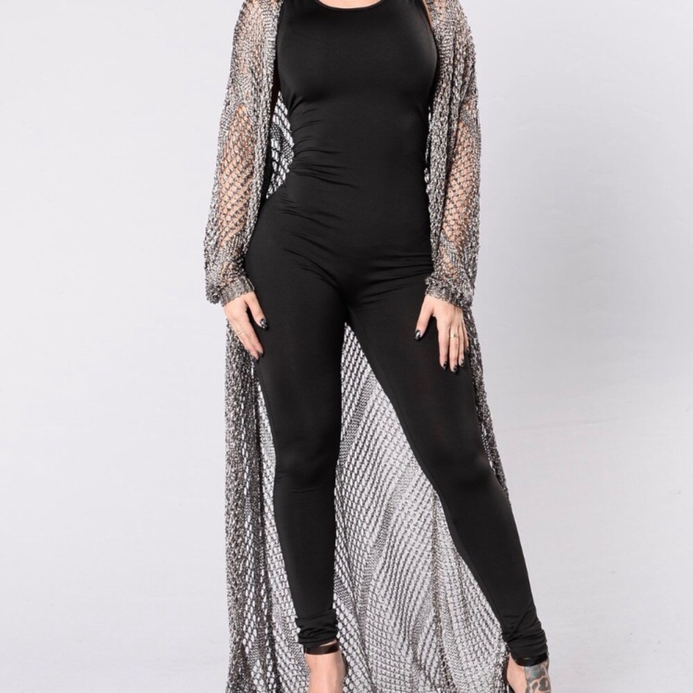 New Silver Cover Up size M/L